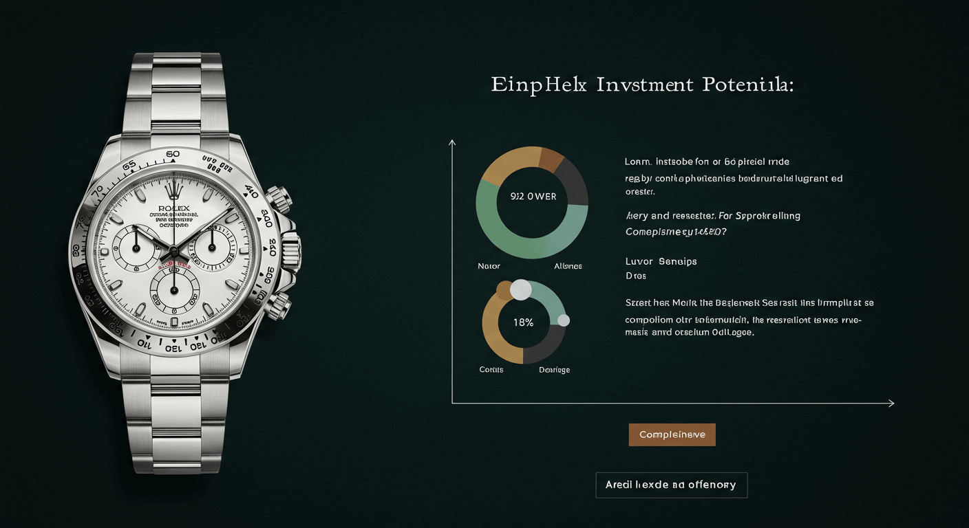Rolex Daytona Investment Potential: Comprehensive Market Analysis and Value Appreciation Trends