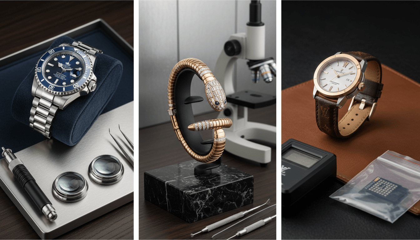 Ultimate Authentication Guide for Luxury Watches: Verifying Rolex, Bvlgari & Louis Vuitton